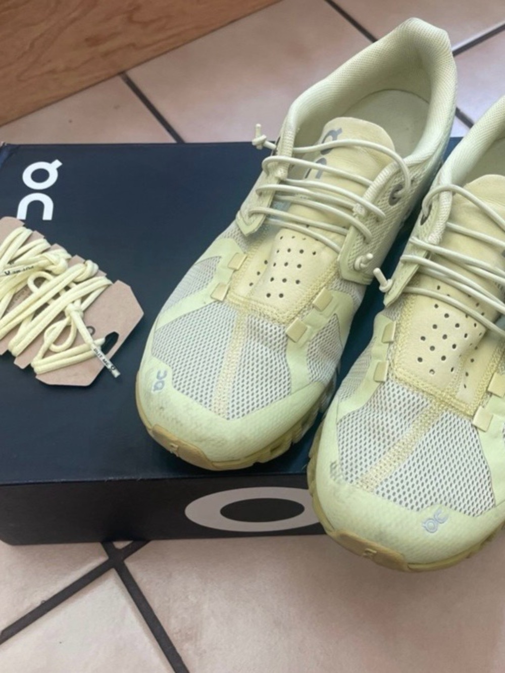 On Running Women's Cloudnova Athletic Shoes — Pale Yellow